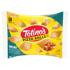 TOTINO'S PIZZA ROLLS, TRIPLE MEAT, 50 ROLLS [24.8 OZ (1 LB 8.8 OZ) 703 G]