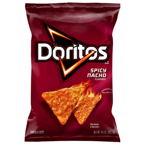 Doritos Spicy Nacho Flavored Tortilla Chips, 9.25 oz (262.2 g)