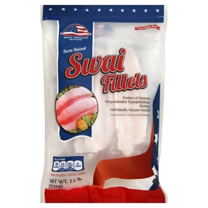 Great American Seafood Swai, Fillets, 2.5 lb (1135 g)