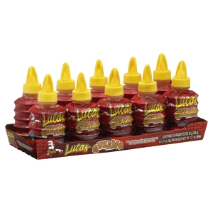 Lucas Candy, Liquid, Chamoy Flavor Hot, 10 - 1.27 oz (36 g) packages [12.7 oz (360 g)]