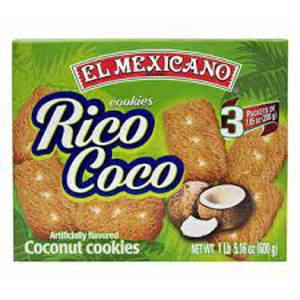El Mexicano Coconut Cookies, 3 - 7.05 oz (200 g) each [1 lb 5.16 oz (600 g)]