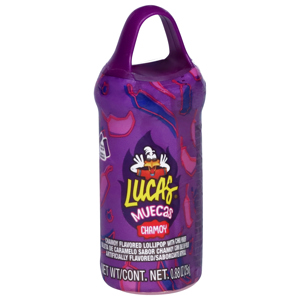 Lucas Chamoy Lollipop with Chili Powder, 0.88 oz (25 g)
