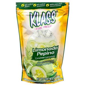 Klass Cucumber Lemonade Drink Mix, 14.1 oz (400 g)