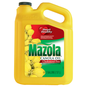Mazola Canola Oil, Cholesterol Free, Heart Healthy, 2 gal (7.57 l)