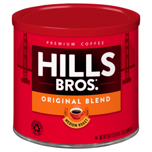 Hills Bros. Premium Ground Medium Roast Original Blend Coffee, 26 oz (1 lb 10 oz) 737 g