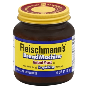 Fleischmanns Yeast, Instant, Bread Machine, 4 oz (113 g)