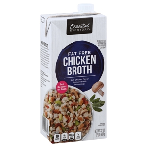Essential Everyday Broth, Fat Free, Chicken, 32 oz (2 lb) 907 g