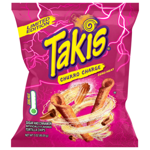 Takis Zero Heat Churro Charge Tortilla Chips, 3 oz (85.05 g)