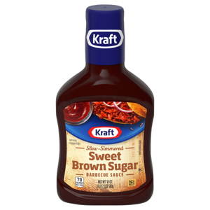 Kraft Slow-Simmered Sweet Brown Sugar Barbecue Sauce, 18 oz (1 lb 2 oz) 510 g