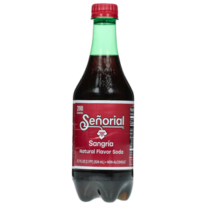Senorial Soda, Sangria, 17.7 fl oz (1.1 pt) 524 ml