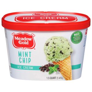 Meadow Gold Ice Cream, Mint Chip, 1.5 qt (1.41 l)