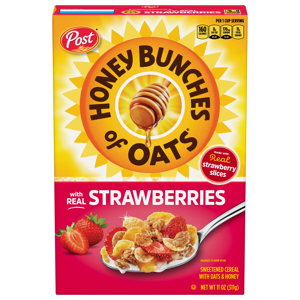 Honey Bunches of Oats Cereal, Strawberries, 11 oz (311 g)