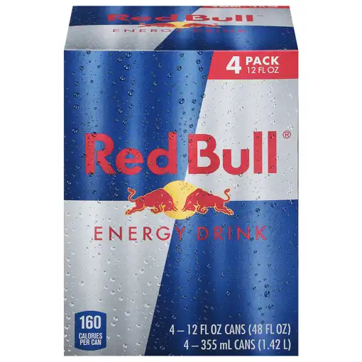 Red Bull Energy Drink, 4 Pack, 4 - 12 Fl Oz (355 Ml) Cans [48 Fl