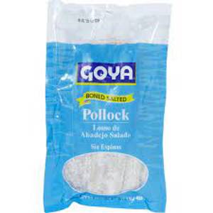 Goya Boned Salted Pollock Fillets, 16 oz (1 lb) 454 g
