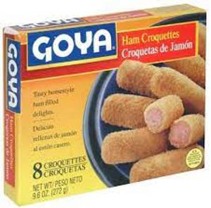 Goya Appetizers Ham Croquettes, 8 each [9.6 oz (272 g)]
