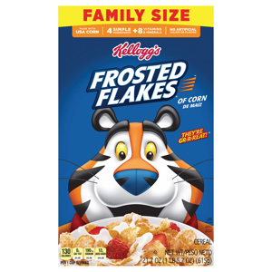 Frosted Flakes Cereal Family Size, 21.7 oz (1 lb 5.7 oz) 615 g