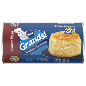 Pillsbury Southern Homestyle Southern Recipe Biscuits, 8 biscuits [16.3 oz (1 lb 0.3 oz) 462 g]