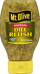 Mt Olive Squeeze Dill Relish, 10 fl oz (295 ml)