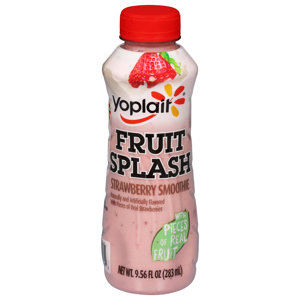 Yoplait Fruit Splash Strawberry Smoothie, 9.56 fl oz (283 ml)