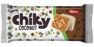 Chiky Cookies, Coconut, 10 Packs, 10 - 1.4 oz (40 g) packs [14.1 oz (400 g)]