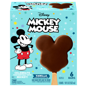 Disney Mickey Mouse Vanilla Bars, 6 bars [18 fl oz (532 ml)]