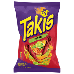 TAKIS TORTILL CHIPS, NITRO, EXTREME, 9.9 OZ (280.7 G)