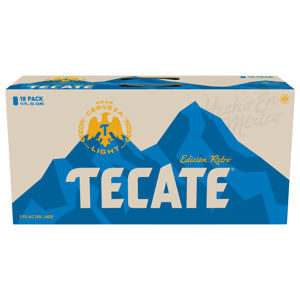 Tecate Lager Light Beer, 18 - 12 fl oz cans