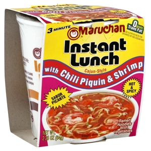 Maruchan Instant Lunch, with Chili Piquin & Shrimp, 2.25 oz (64 g)