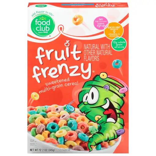My Products – Buna - #64 – Food Club Cereal, Fruit Frenzy, 12.2 Oz