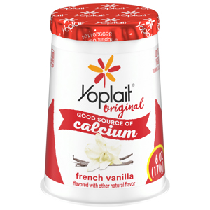 Yoplait Low Fat French Vanilla Yogurt, 6 oz (170 g)