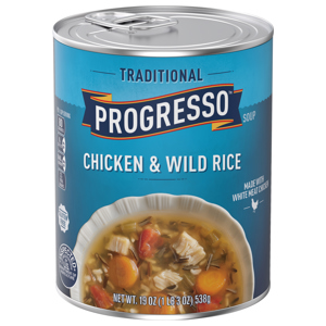 Progresso Traditional Chicken & Wild Rice Soup, 19 oz (1 lb 3 oz) 538 g