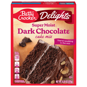 Betty Crocker Dark Chocolate Cake Mix, 13.25 oz (375 g)