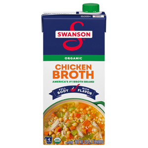 Swanson Organic Chicken Broth, 32 oz (2 lb) 907 g