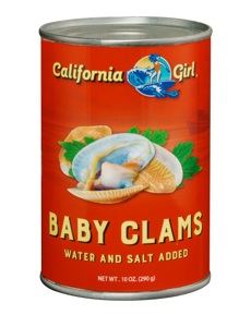 California Girl Baby Clams, 10 oz