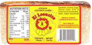 El Super Leon Coconut Macaroon Candy, Cocada Horneada, 3.5 oz