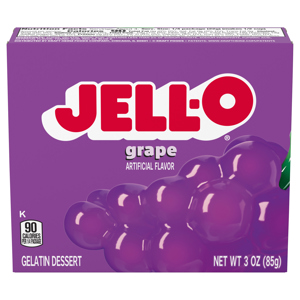 Jell-O Grape Gelatin Dessert, 3 oz (85 g)