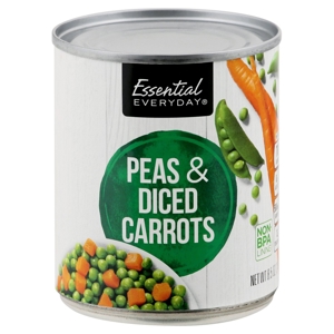 Essential Everyday Peas & Diced Carrots, 8.5 oz (241 g)